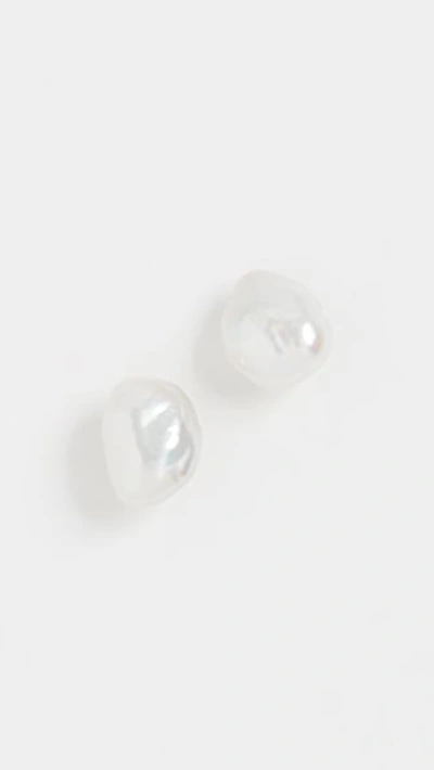 Shop Agmes Pearl Stud Earrings