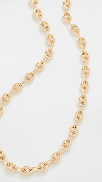 Shop Loren Stewart Puff Link Chain Necklace In Vermeil
