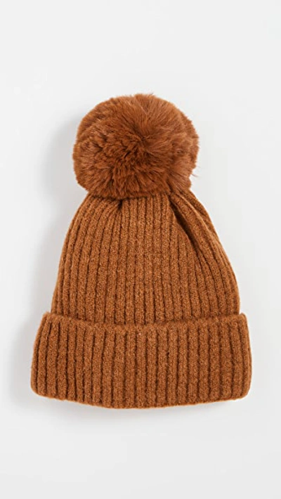 Hat Attack Rib Lined Pom Hat