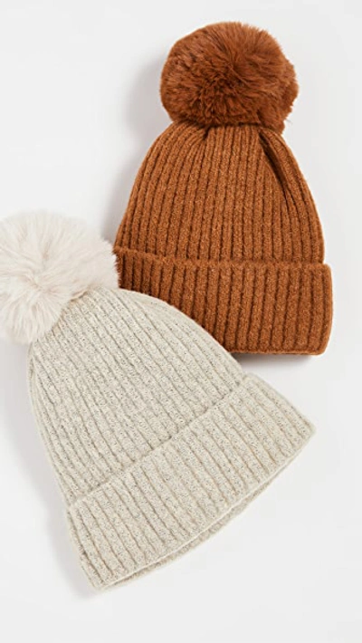 Hat Attack Rib Lined Pom Hat