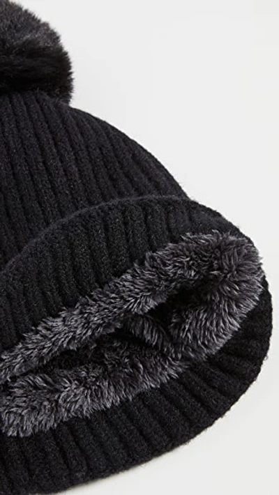 Shop Hat Attack Rib Lined Pom Hat