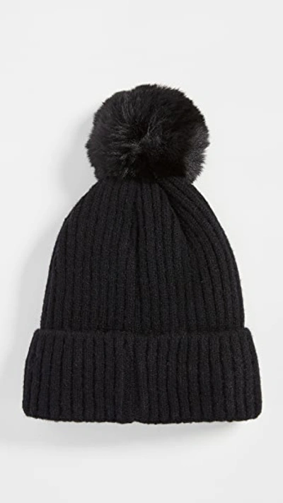 Shop Hat Attack Rib Lined Pom Hat