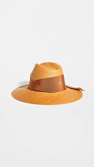 Shop Freya Gardenia Straw Hat In Honey