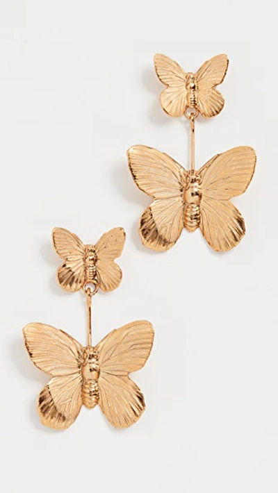 Shop Jennifer Behr Ella Earrings In Gold