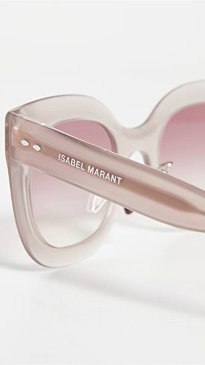 Shop Isabel Marant Sunglasses In Nude
