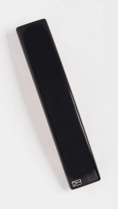 Alexandre De Paris Thin Hair Clip In Black