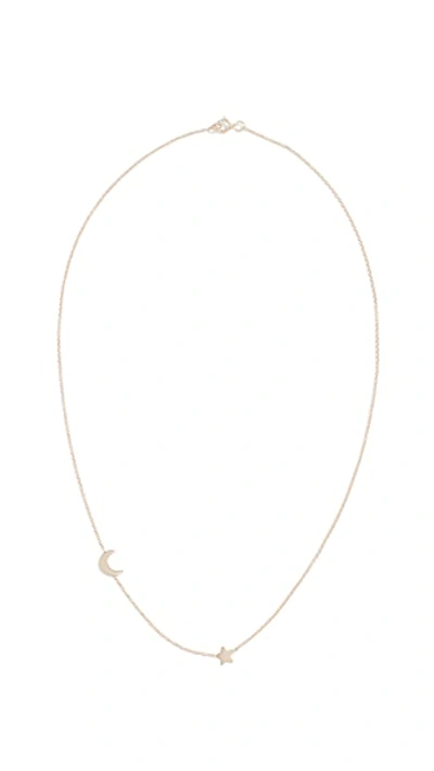 Shop Ariel Gordon Jewelry 14k Starry Night Necklace In Yellow Gold