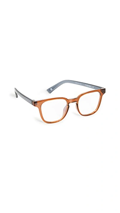Shop The Book Club Blue Light Twelve Hungry Bens Glasses In Clay Spruce