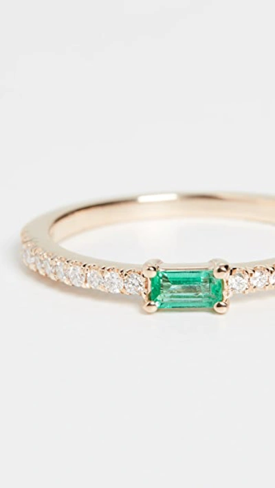 Shop My Story 14k The Julia Birthstone Ring - May In May - Emerald