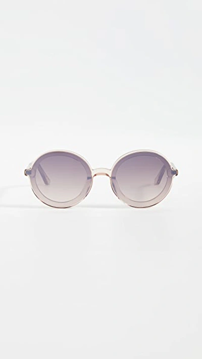 Shop Krewe Louisa Nylon Sunglasses In Petal