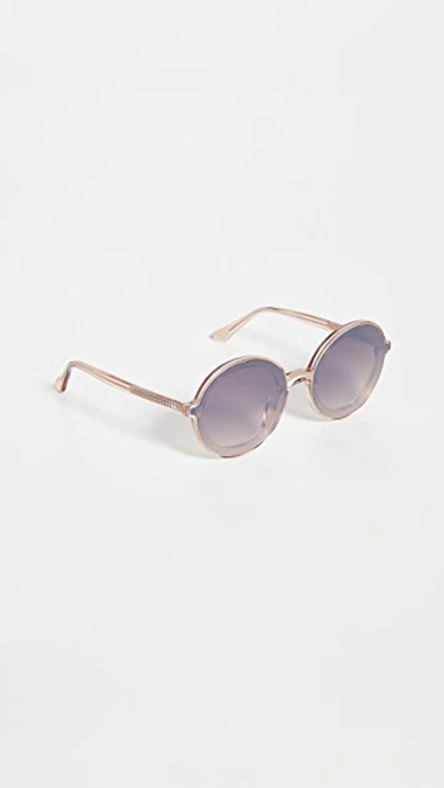 Shop Krewe Louisa Nylon Sunglasses In Petal