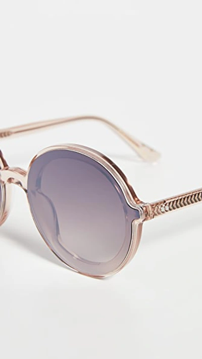 Shop Krewe Louisa Nylon Sunglasses In Petal