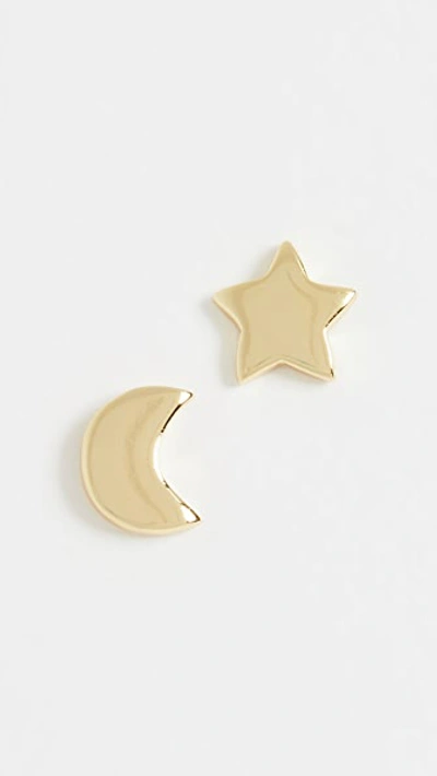 Shop Argento Vivo Star & Moon Stud Set