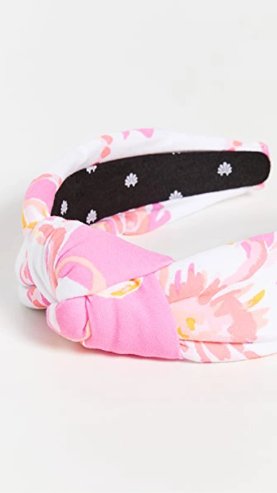 Shop Lele Sadoughi X Lilly Pulitzer Knotted Headband In Beach Blooms