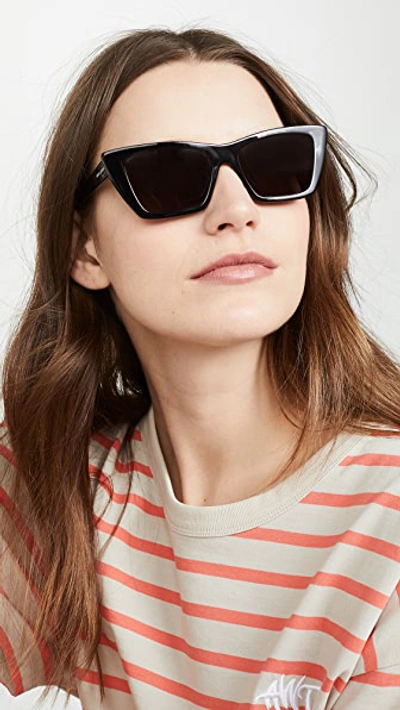 Saint Laurent Eyewear Mica Cat-Eye Sunglasses