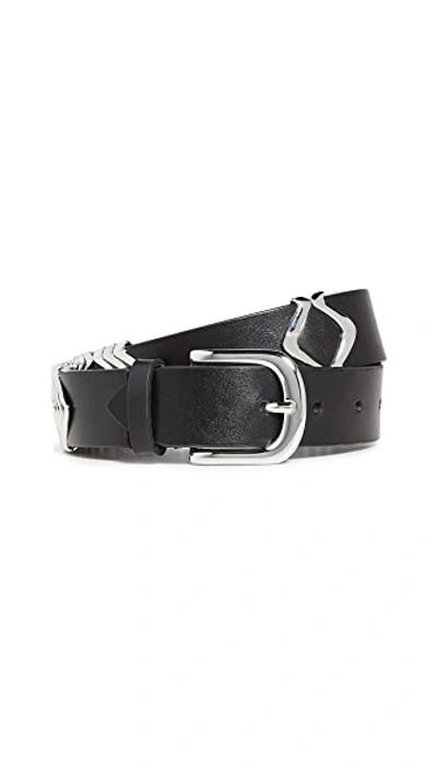 Shop Isabel Marant Tehora Belt In Black