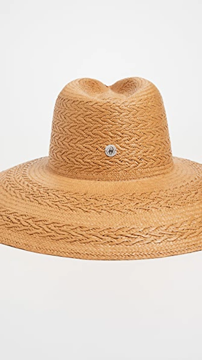 Shop Freya Redwood Straw Hat In Butterscotch