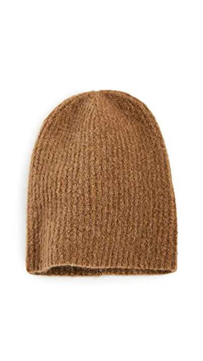 Shop Janessa Leone Piper Beanie In Whiskey