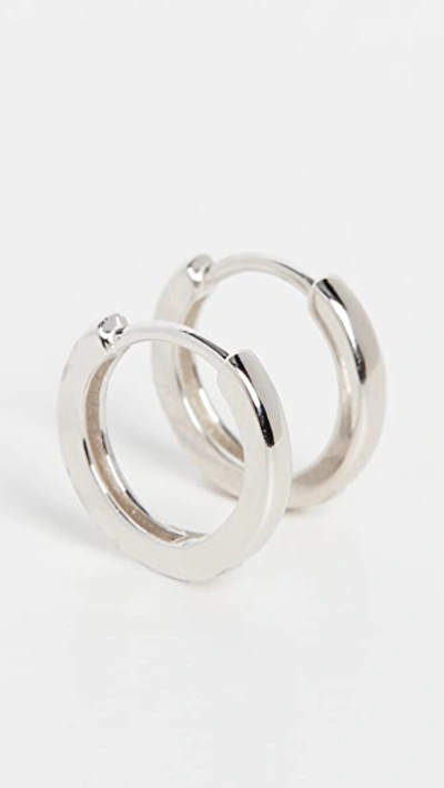 Shop Adinas Jewels Plain Ring Huggie Earrings