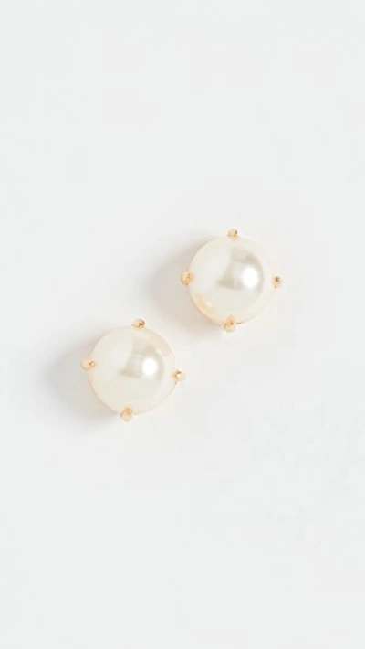 Shop Lele Sadoughi Ashford Imitation Pearl Studs In Ivory Pearl