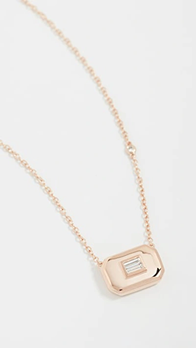 18k Essential Baguette Diamond Necklace