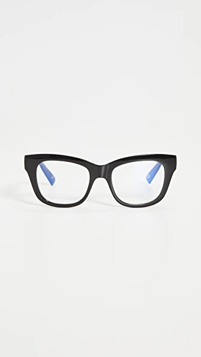 Shop The Book Club The Hate Relax Me Blue Light Blocking Glasses In Black