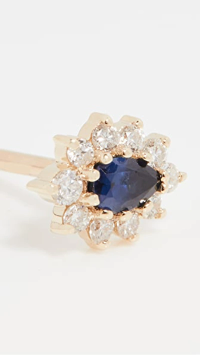 Shop Adina Reyter 14k Sapphire + Diamond Earrings