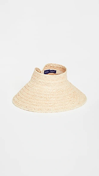 Shop Hat Attack Mini Roll Up Visor In Natural