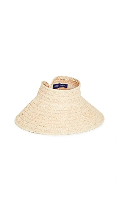 Shop Hat Attack Mini Roll Up Visor In Natural