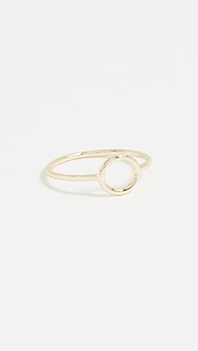 Shop Shashi Circle Ring In Gold