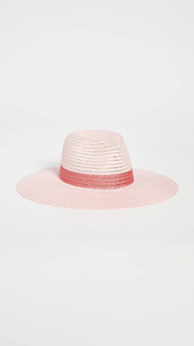 Shop Eugenia Kim Emmanuelle Hat In Pale Pink/berry/rose