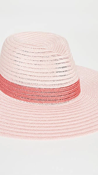 Shop Eugenia Kim Emmanuelle Hat In Pale Pink/berry/rose