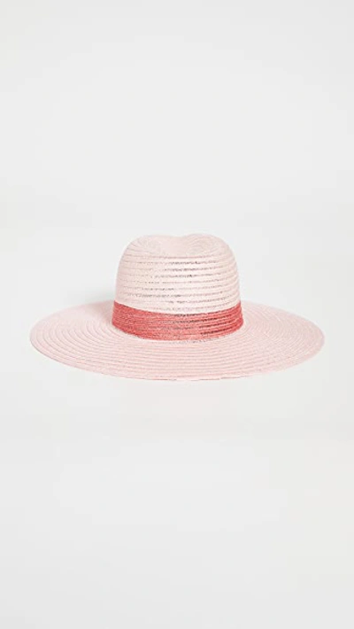 Shop Eugenia Kim Emmanuelle Hat In Pale Pink/berry/rose