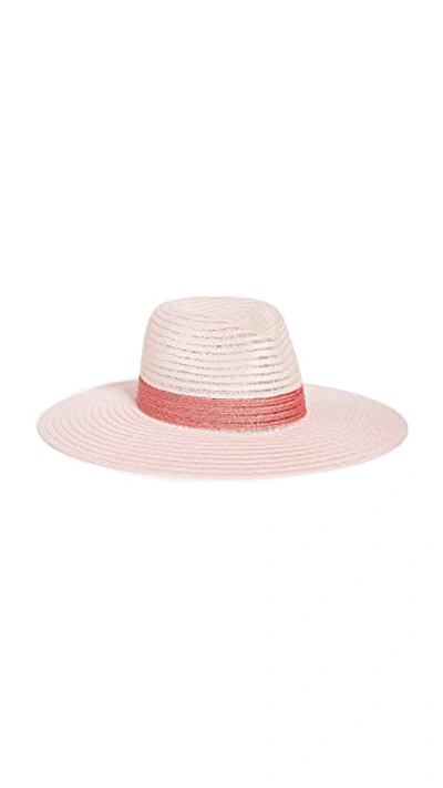 Shop Eugenia Kim Emmanuelle Hat In Pale Pink/berry/rose