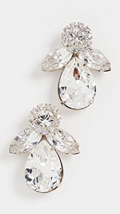 Shop Jennifer Behr Edith Earrings In Crystal