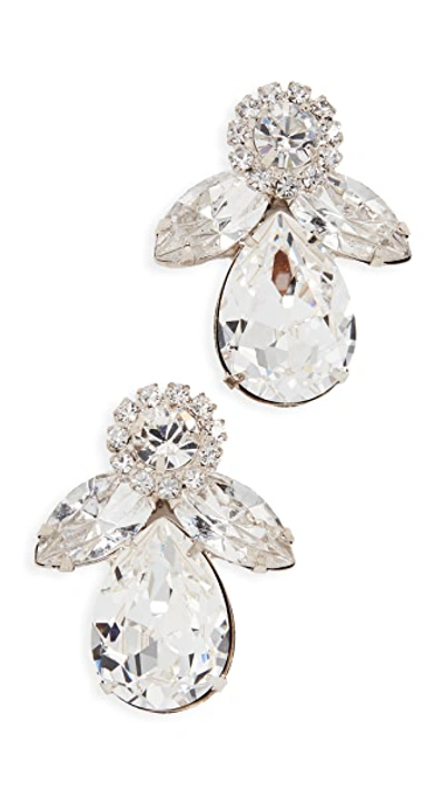 Shop Jennifer Behr Edith Earrings In Crystal