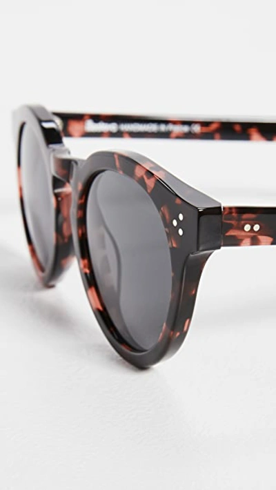 Shop Illesteva Leonard Ii E Pink Tortoise Sunglasses