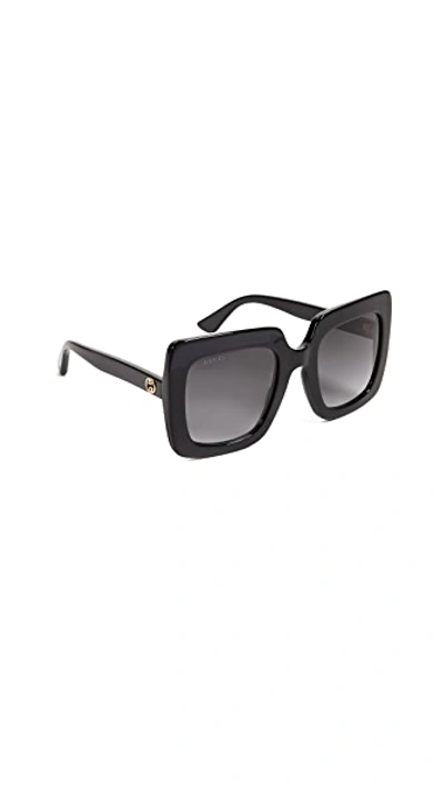 GG Square Oversized Sunglasses