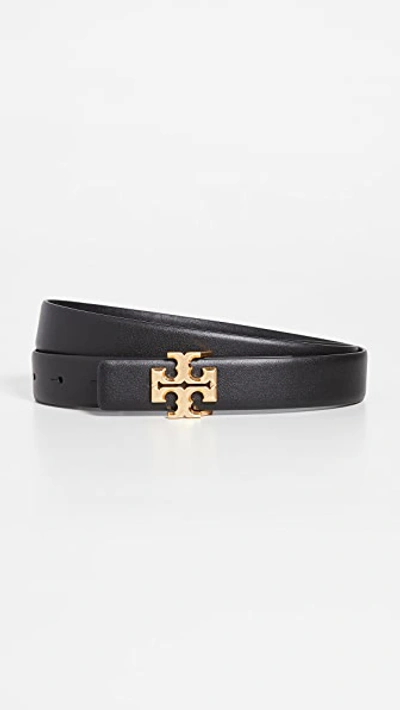 Shop Tory Burch 1 Kira Logo Belt" In Black/gold