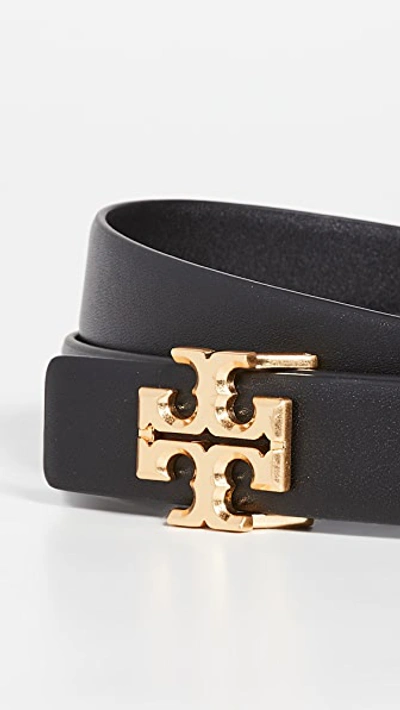 Shop Tory Burch 1 Kira Logo Belt" In Black/gold