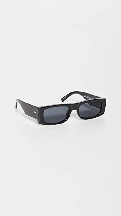 Shop Le Specs Recovery Sunglasses In Black
