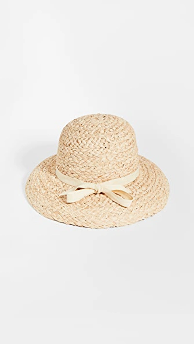 Shop Lack Of Color Bloom Raffia Hat In Natural