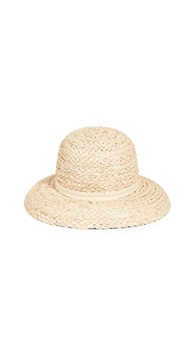 Shop Lack Of Color Bloom Raffia Hat In Natural