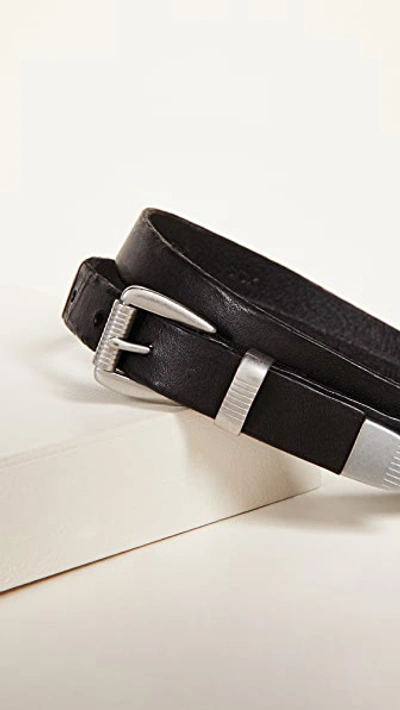 Shop Madewell 3 Piece Clean Western Belt In True Black