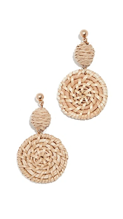 Shop Shashi St. Barths Earrings In Natural