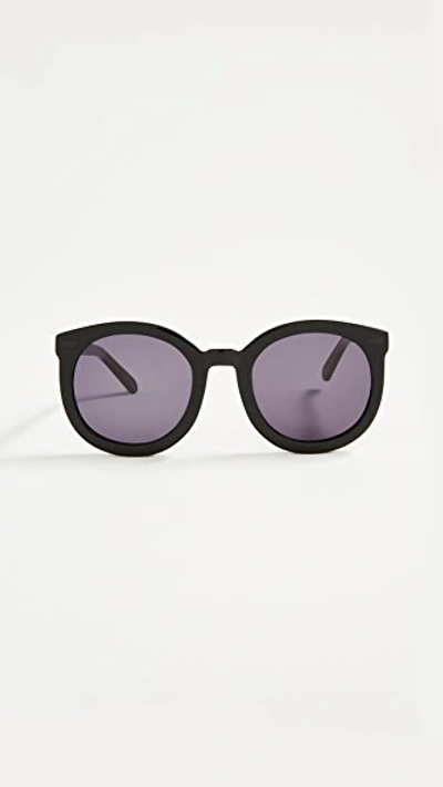 Shop Karen Walker Super Duper Strength Sunglasses In Black