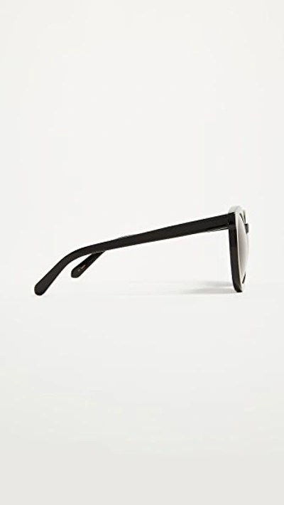 Shop Karen Walker Super Duper Strength Sunglasses In Black