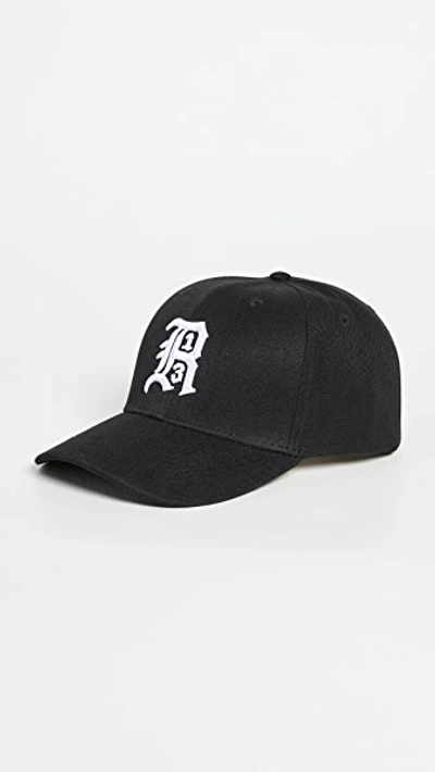 Shop R13 Hats In Black/white