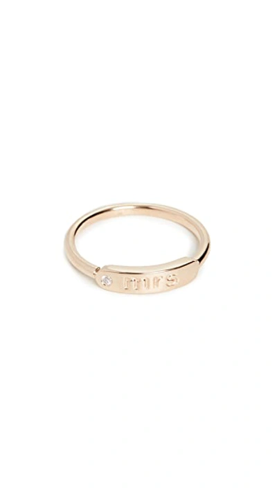 Shop My Story 14k The Twiggy Ring - Mrs In Yellow Gold