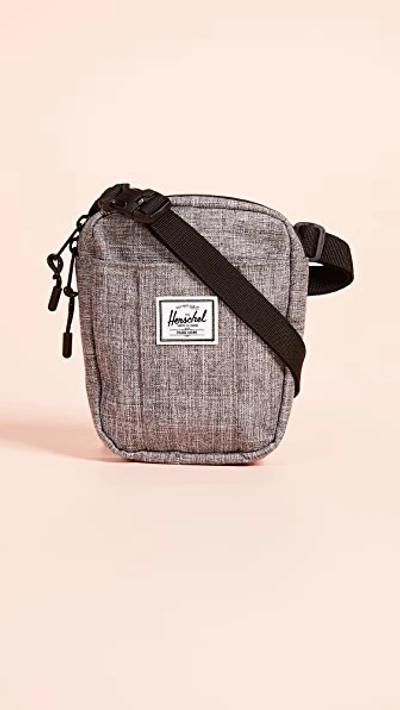 Shop Herschel Supply Co Cruz Hip Pack In Raven Crosshatch